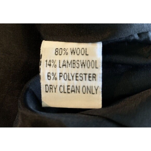 Talbots Petites Lambs Wool Blend White Black Tweed Blazer Women’s Size 12 - Picture 5 of 6